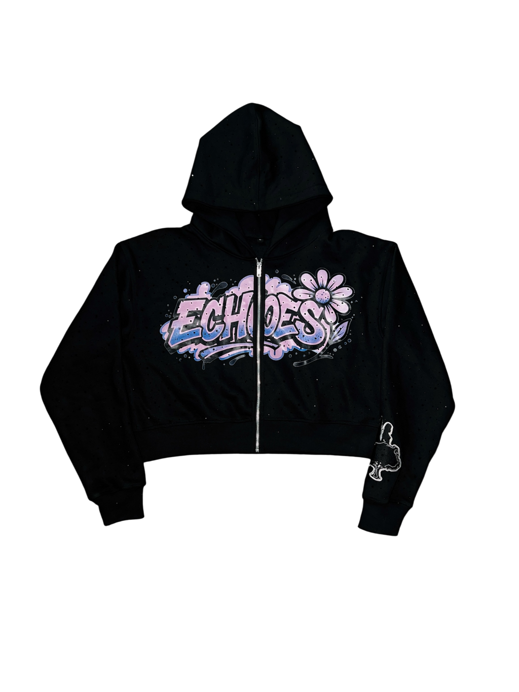 Weightless Echoes Petunias Zip Up Echoes of Eden