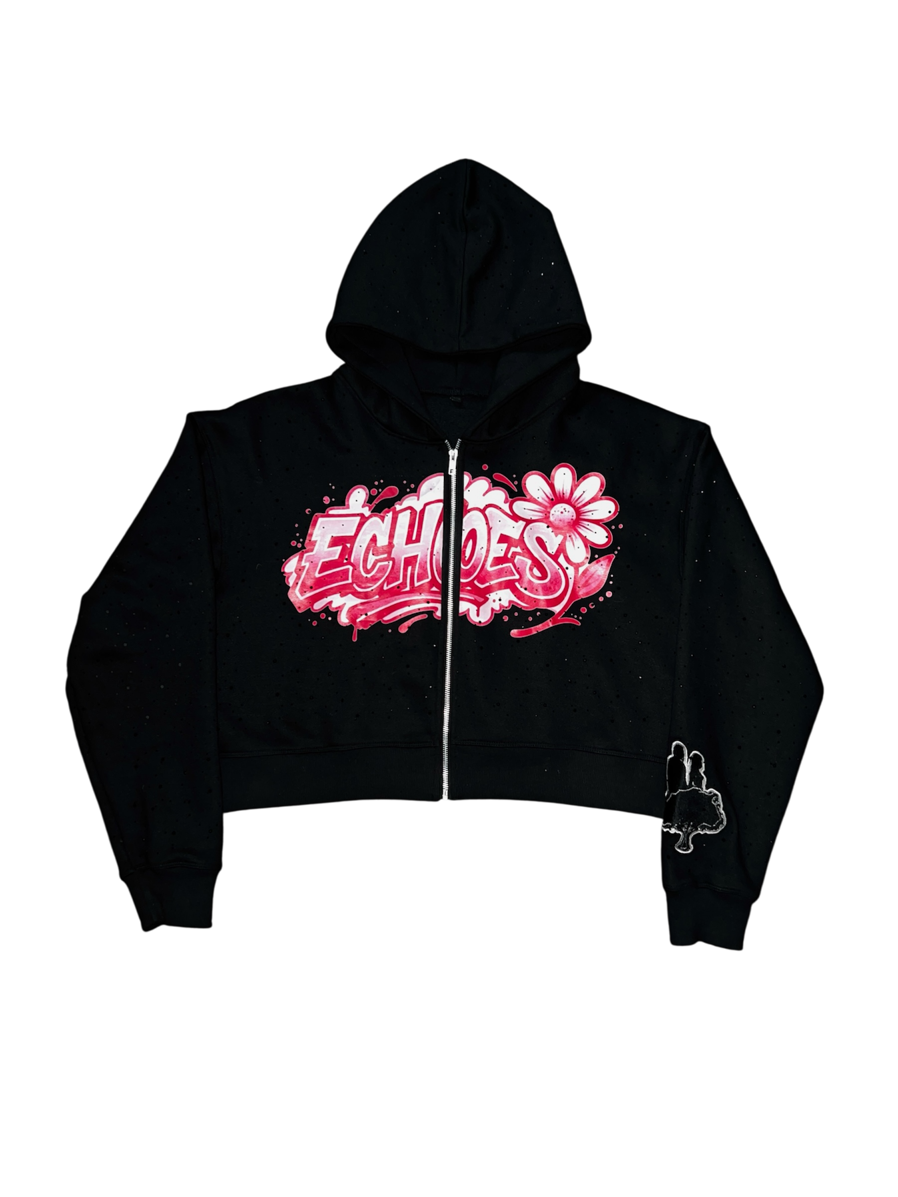 Weightless Echoes Peonies Zip Up Echoes of Eden