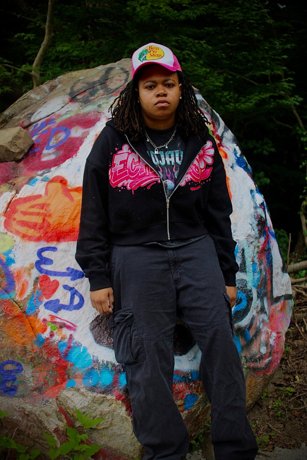 Weightless Echoes Peonies Zip Up Echoes of Eden