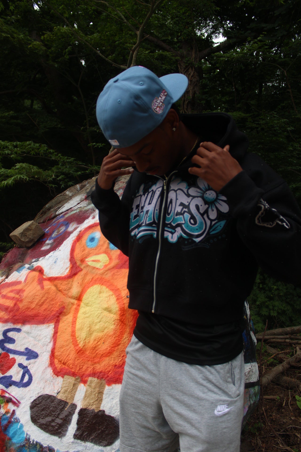 Weightless Echoes Iris Zip Up Echoes of Eden