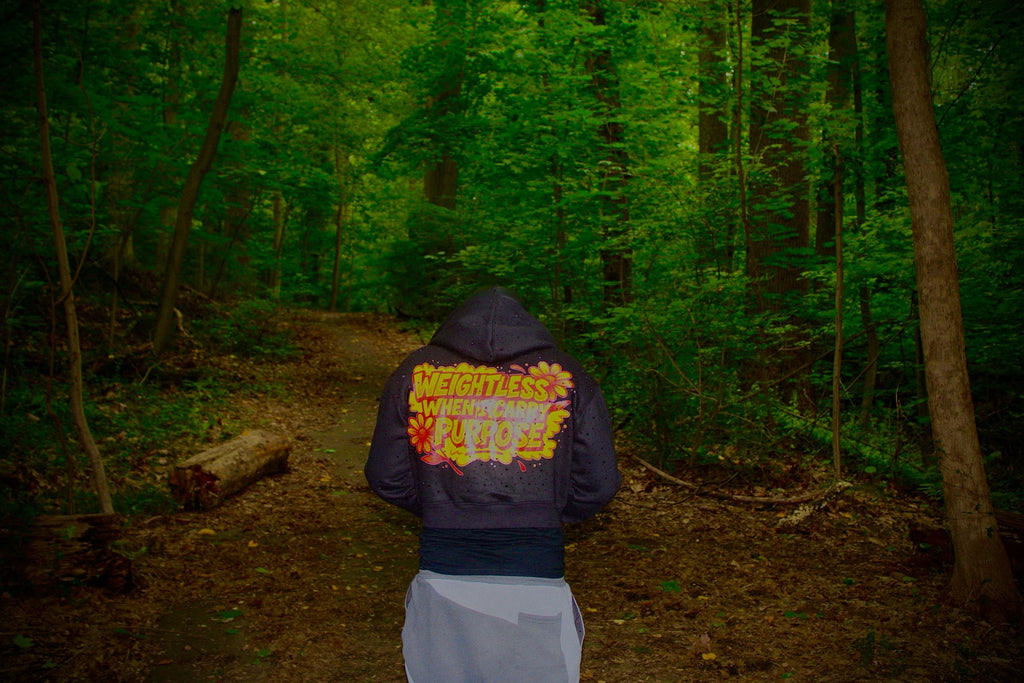 Weightless Echoes Poppies Zip Up Echoes of Eden