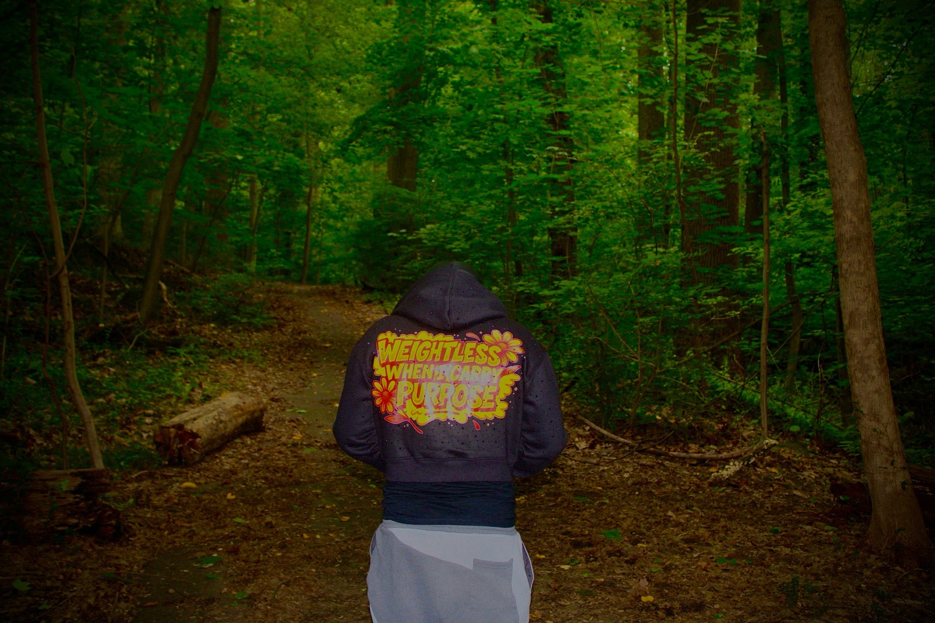 Weightless Echoes Poppies Zip Up Echoes of Eden