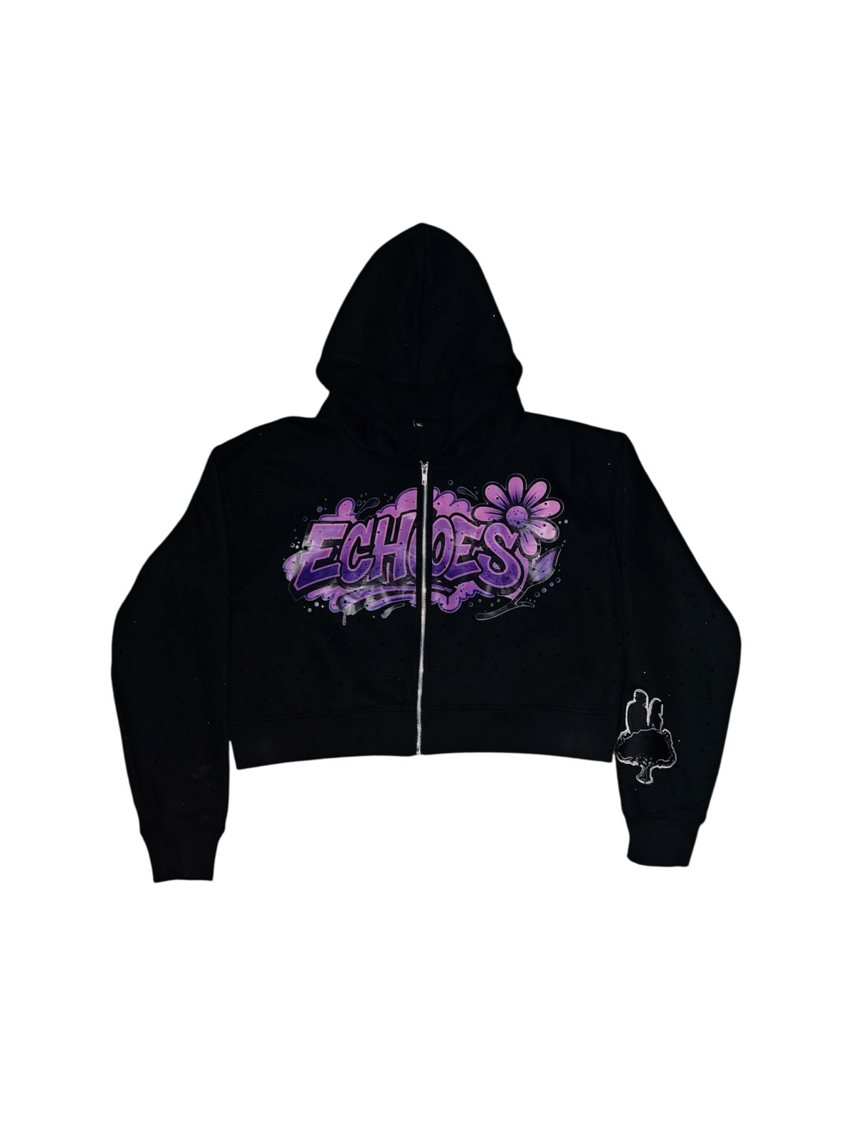 Weightless Echoes Lavender Zip Up Echoes of Eden