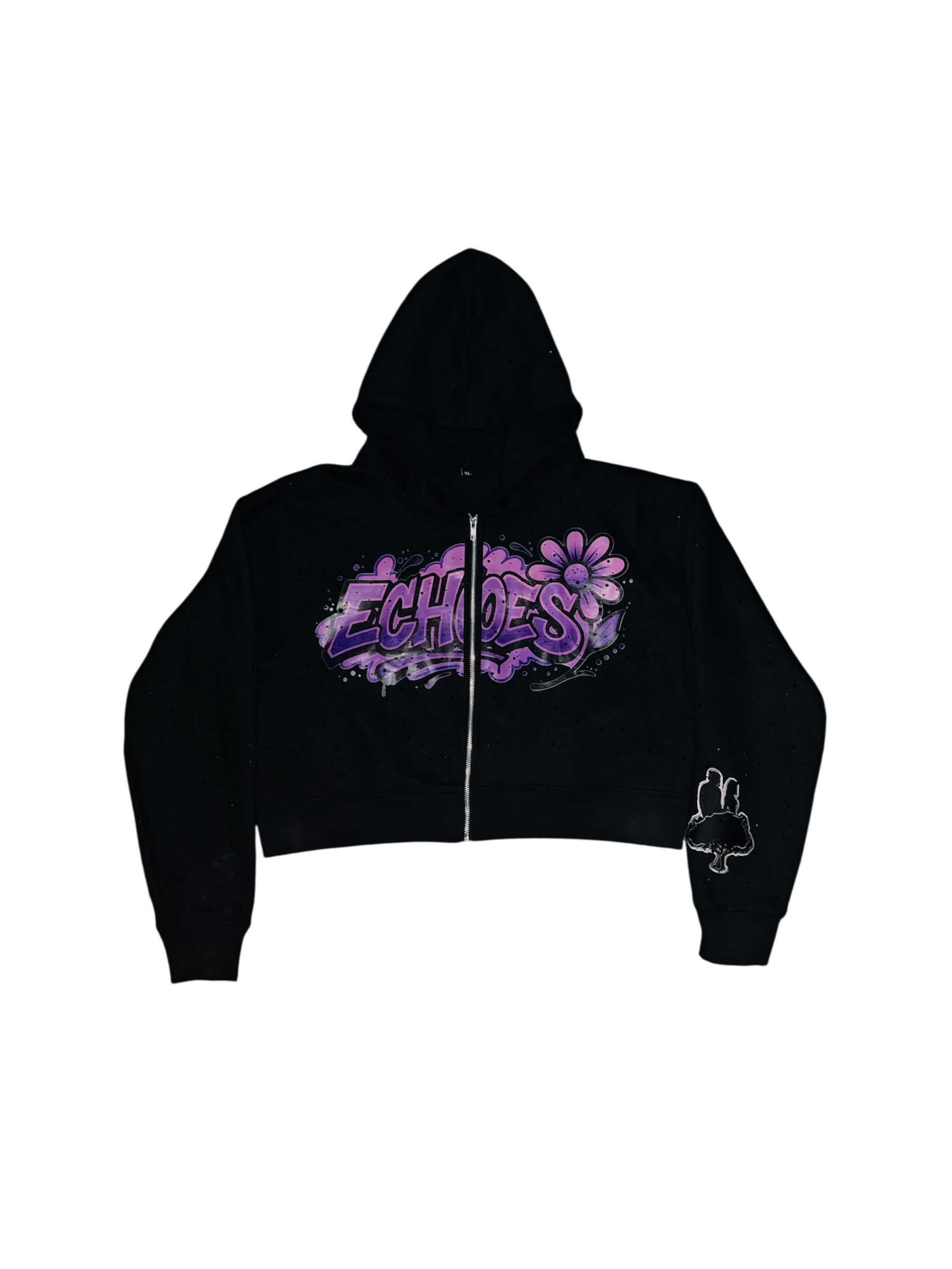 Weightless Echoes Lavender Zip Up Echoes of Eden